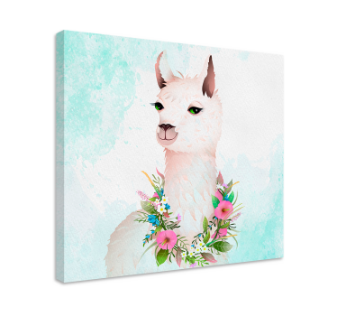 Quadro de animais Alpacas deliciosas - TenStickers