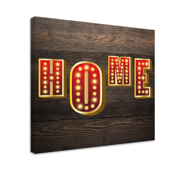 Quadro com letras para decoração iluminada - TenStickers