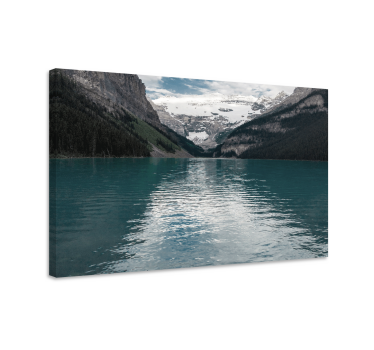 Quadro em 3D Rio de paisagem de montanha 3d - TenStickers