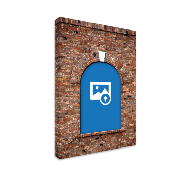 Quadro em 3D Arco 3d personalizável - TenStickers