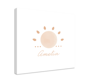 Quadro Decorativo nórdico Sol mínimo abstrato - TenStickers
