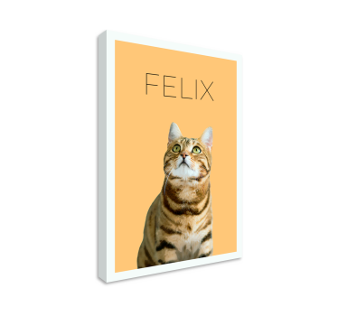 Quadro escritório retrato minimalista de animais - TenStickers