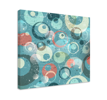 Quadro de arte círculos abstratos - TenStickers