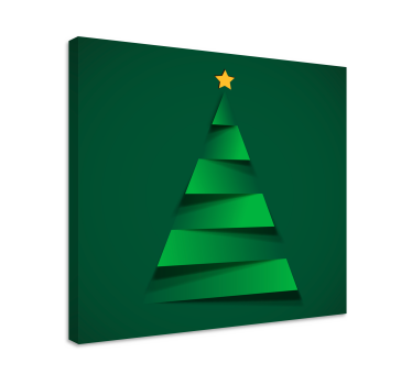 Quadro de natal árvore de natal moderna - TenStickers