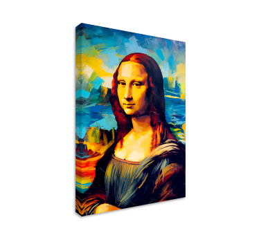 Quadro Mona Lisa estilo impressionista - TenStickers