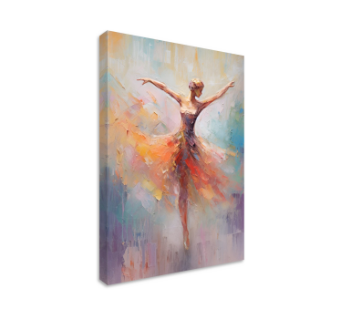 Quadro de arte bailarina - TenStickers