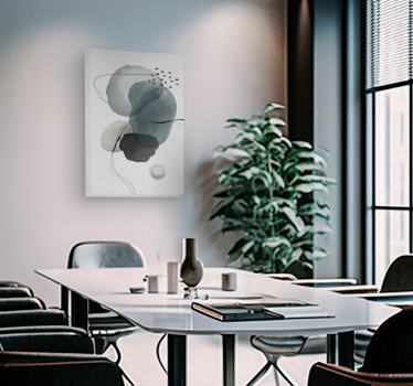 Quadro de arte formas abstratas - TenStickers