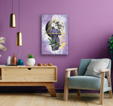 Quadro Decorativo de arte Digital lavander collage - TenStickers