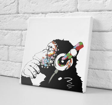 Quadro musical Mono banky música - TenStickers