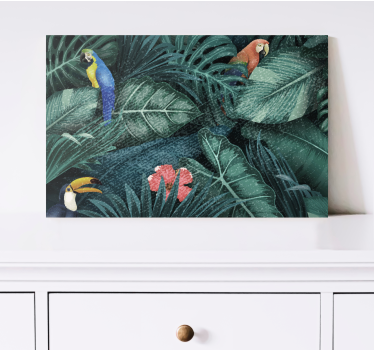 Quadro animais paraíso das aves tropicais - TenStickers