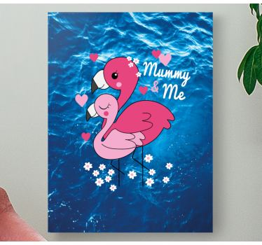 Quadro animais pássaros apaixonados - TenStickers