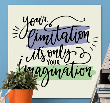 Quadro com frase motivacional Letras de cotação motivacional dese - TenStickers