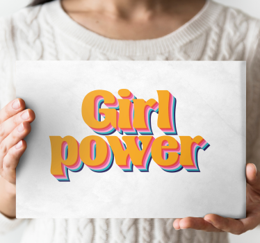 Quadro com letras frase inspiradora - TenStickers