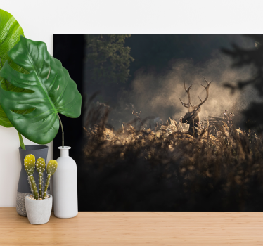 Quadro com veados contorno de veado regal - TenStickers