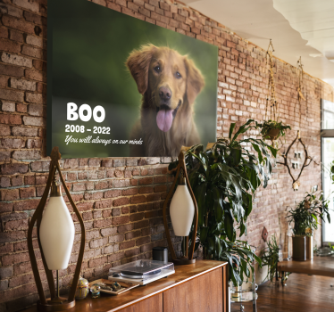 Quadro decorativo comemoration animal de estimação - TenStickers