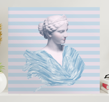 Quadro de arte busto de figura clássica - TenStickers