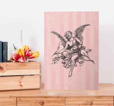 Quadro de arte figura querubim graça - TenStickers