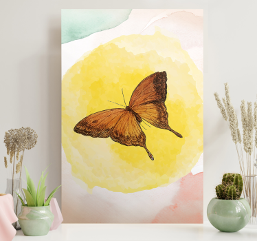 Quadro de borboletas com design elegante de borboletas - TenStickers