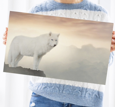 Quadro de cães lobo Ártico majestoso - TenStickers