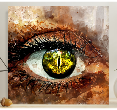 Quadro de elefantes captura do olho místico - TenStickers