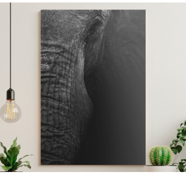 Quadro de elefantes retrato de elefante majestoso - TenStickers