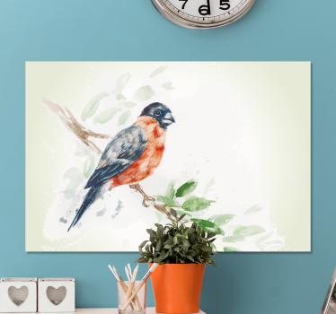 Quadro de pássaros pássaro no galho - TenStickers