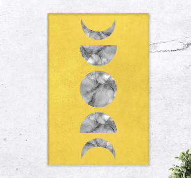 Quadro decorativo abstrato fases da natureza - TenStickers