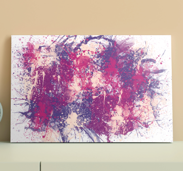 Quadro decorativo abstrato salpico abstrato dinâmico - TenStickers