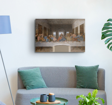 Quadro arte a Última Ceia de Leonardo da Vicni - TenStickers