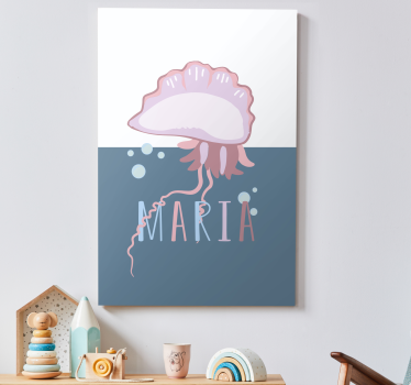 Quadro Decorativo com nome Crianças portuguesas "caravela" - TenStickers