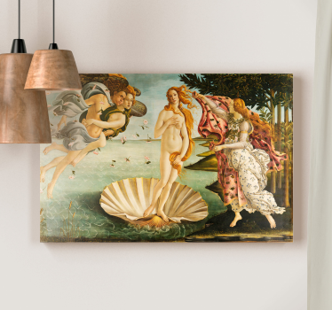 Quadro de arte a nascimento de Vênus - TenStickers