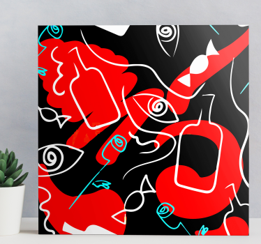 Quadro Decorativo de arte Arte joan miró - TenStickers