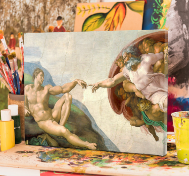 Quadro de arte criação do quadro de Adão - TenStickers
