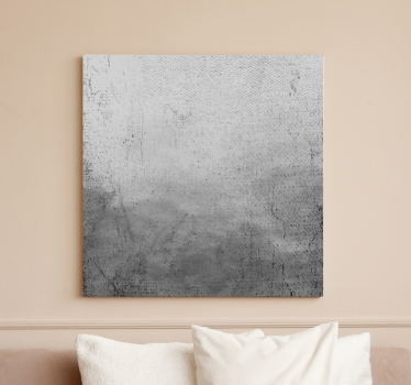 Quadro Decorativo de arte Efeito ombre aquarela em cinza - TenStickers