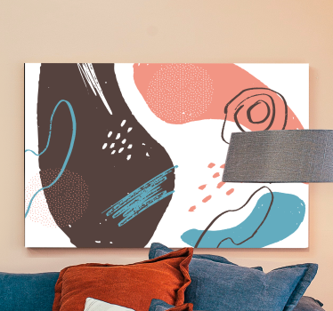 Quadro Decorativo de arte Escova de Vinil decorativogrunge - TenStickers