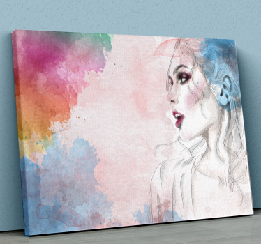 Quadro Decorativo de arte Figura de mulher - TenStickers
