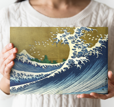 Quadro Decorativo de arte Kaijo no fuji - TenStickers