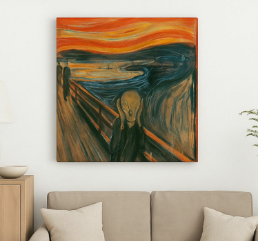 Quadro de arte o grito de munch - TenStickers