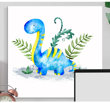 Quadro Decorativo dinossauro Pescoço longo de dinossauro - TenStickers