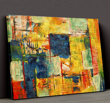 Quadro Decorativo moderno Mosaico colorido - TenStickers