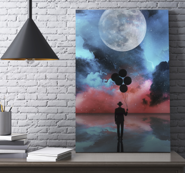Quadro Decorativo vintage Colagem de solidão vintage - TenStickers