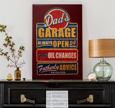 Quadro Decorativo vintage Outdoor retrô - TenStickers
