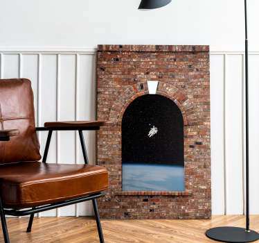 Quadro em 3D Arco 3d personalizável - TenStickers