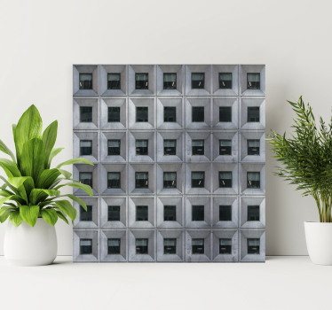Quadro em 3D Arquitetura brutalista - TenStickers