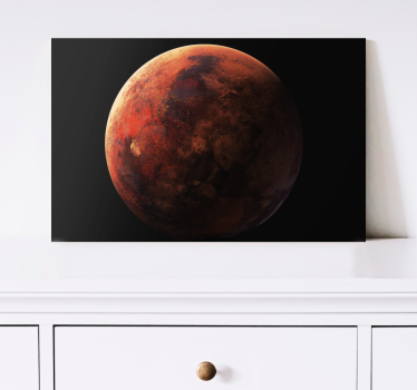 Quadro em 3D Marte vermelho - TenStickers
