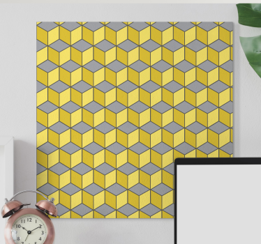 Quadro em 3D Pantone sqaures - TenStickers