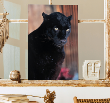 Quadro em 3D Perseguição de leopardo - TenStickers