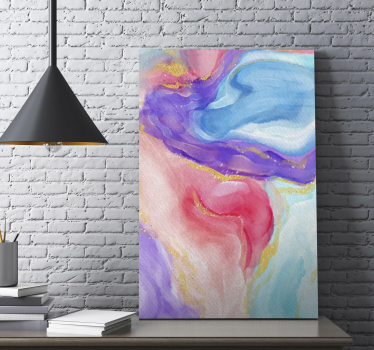 Quadro escritório Escritório de negócios colorido - TenStickers