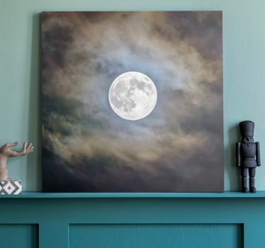 Quadro frase brilho da lua cheia - TenStickers