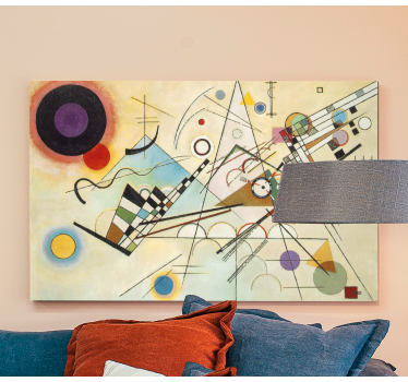 Quadro geométrico Pintura de arte geométrica incrível - TenStickers